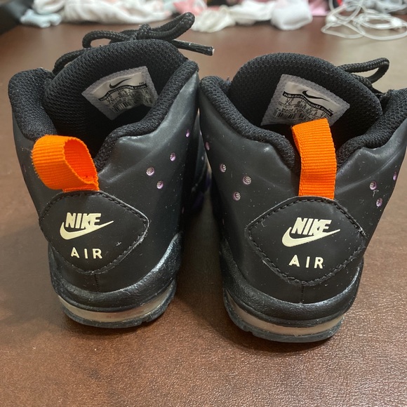 Nike Air Max 2 CB Charles Barkley Hyperfuse Black Orange Toddler Baby Shoes Sz 7 - Picture 5 of 8